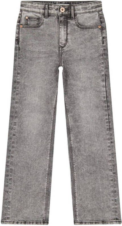 VINGINO wide leg jeans Carla grey vintage Grijs Meisjes Katoen 104