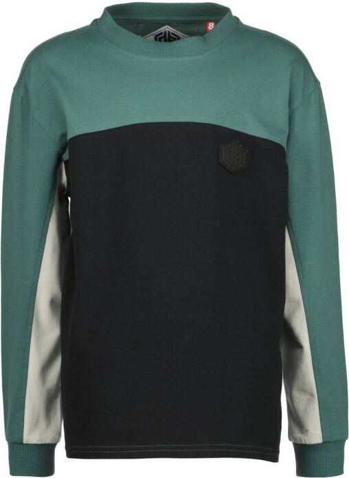 VINGINO x Daley sweater Jamano groen zwart 152 | Sweater van