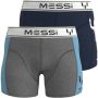 VINGINO x Messi boxershort set van 2 donkerblauw grijs Jongens Katoen 110 116 - Thumbnail 1
