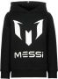 VINGINO x Messi hoodie Nueno met logo zwart Sweater Logo 104 - Thumbnail 1