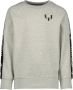 VINGINO x Messi sweater Narlos grijs melange zwart Jongens Stretchkatoen Ronde hals 116 - Thumbnail 1