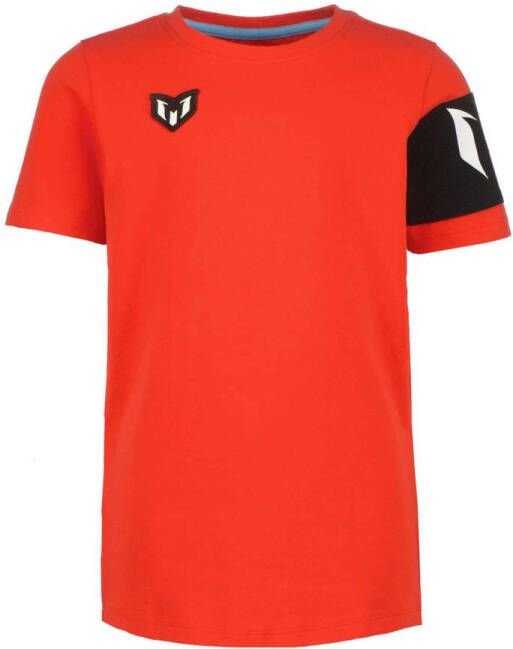 Vingino x Messi T-shirt Junin met logo rood