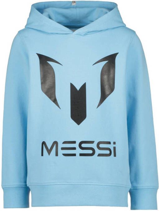 VINGINO x Messi hoodie met logo lichtblauw Sweater Logo 104