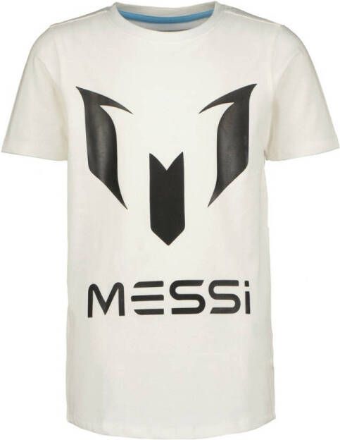 Vingino x Messi T-shirt met logo wit