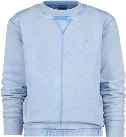 Vingino x Senna Bellod sweater Noera met backprint lichtblauw