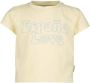 VINGINO x Senna Bellod T-shirt met tekst lichtgeel Meisjes Katoen Ronde hals 104 - Thumbnail 1