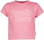 VINGINO x Senna Bellod T-shirt met tekst roze Meisjes Katoen Ronde hals 128 - Thumbnail 2