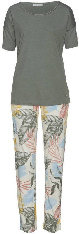 Vivance Dreams Pyjama met bloemenprint (2-delig 1 stuk)