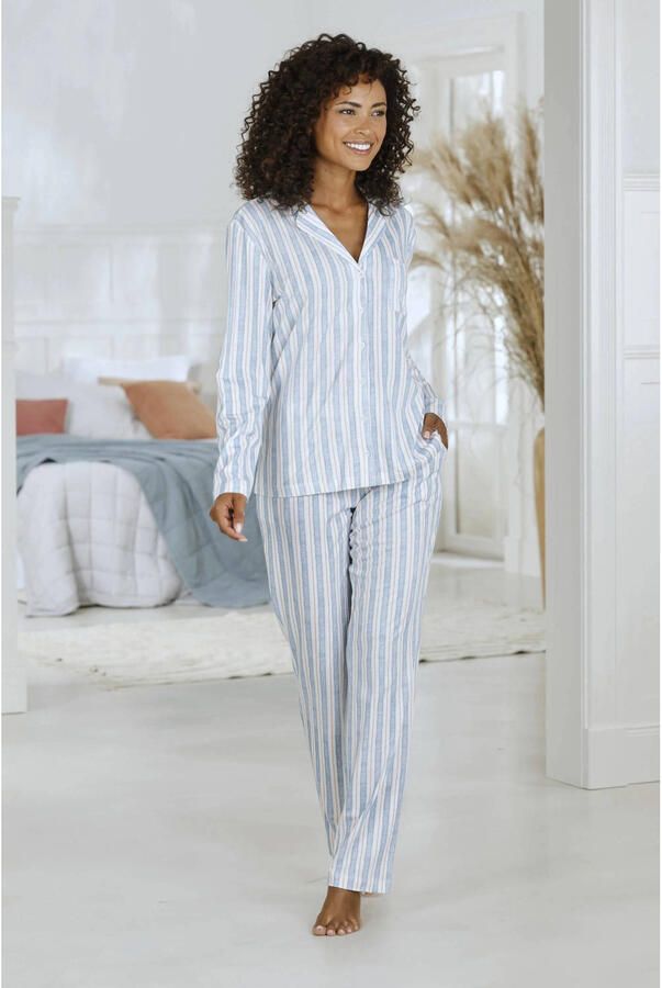 Vivance Dreams Pyjama met doorknoopsluiting (2-delig)