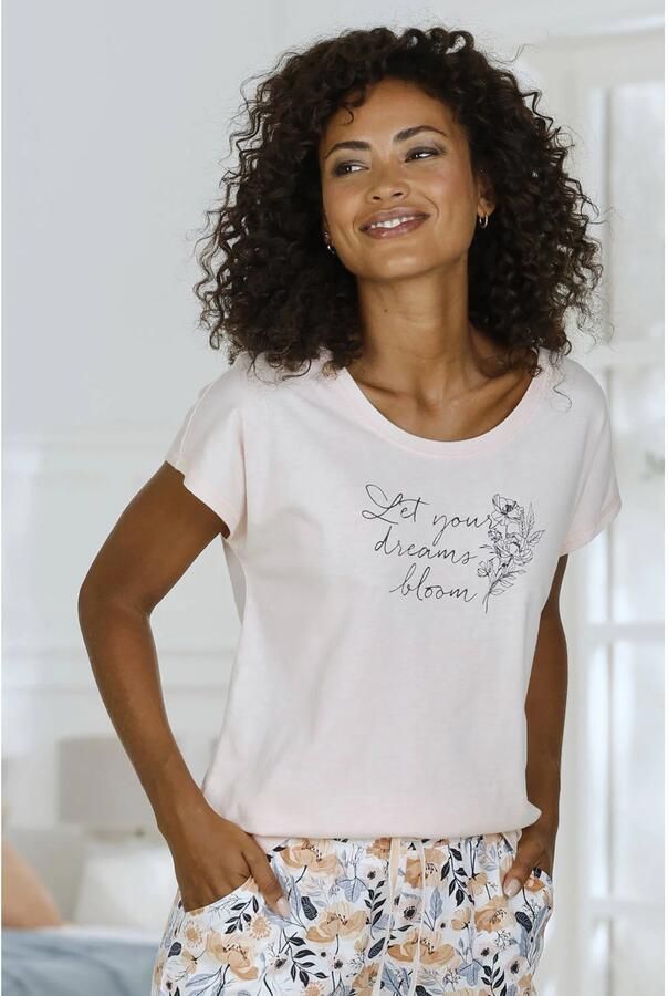Vivance Dreams Pyjama top met frontprint - Foto 2