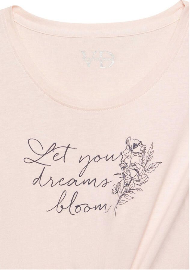 Vivance Dreams Pyjama top met frontprint
