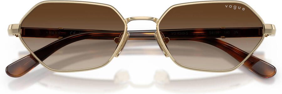 Vogue Eyewear zonnebril 0VO4349S met tortoise print goudkleurig - Foto 3