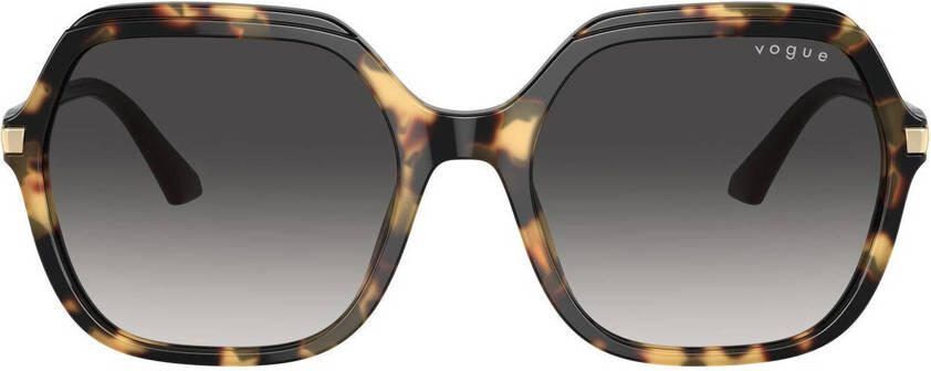 Vogue Eyewear zonnebril 0VO5561S met tortoise print geel bruin - Foto 3