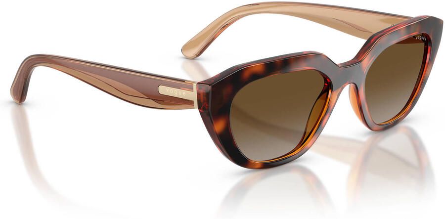 Vogue Eyewear zonnebril 0VO5711S met tortoise print bruin - Foto 3