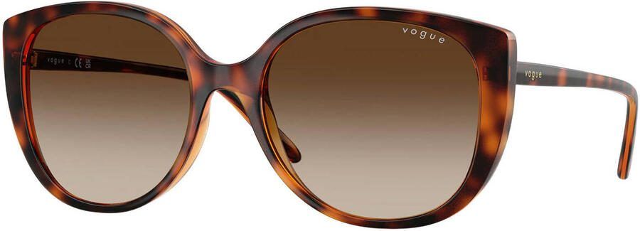 Vogue Eyewear zonnebril met tortoise print 0VO5623S bruin