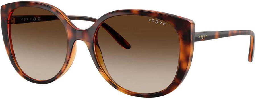 Vogue Eyewear zonnebril met tortoise print 0VO5623S bruin - Foto 2