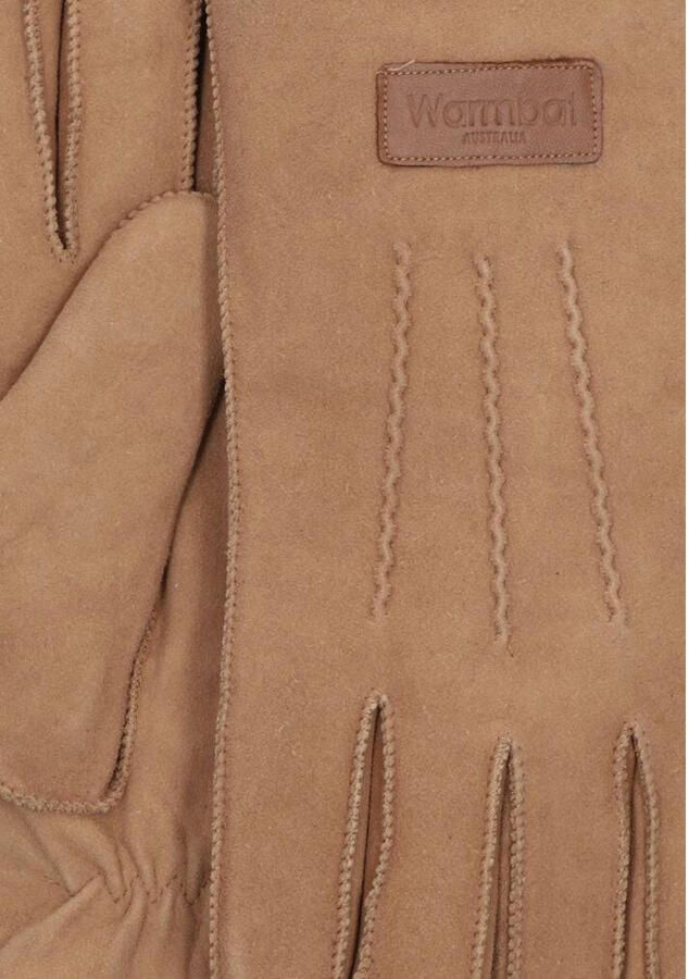 Warmbat Heren Suède Handschoenen met Merinowol Voering Brown Heren - Foto 3