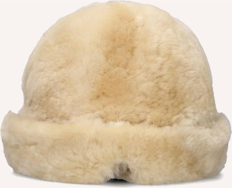 Warmbat Jaylene Hat Stijlvolle Merino wollen hoed Beige Dames