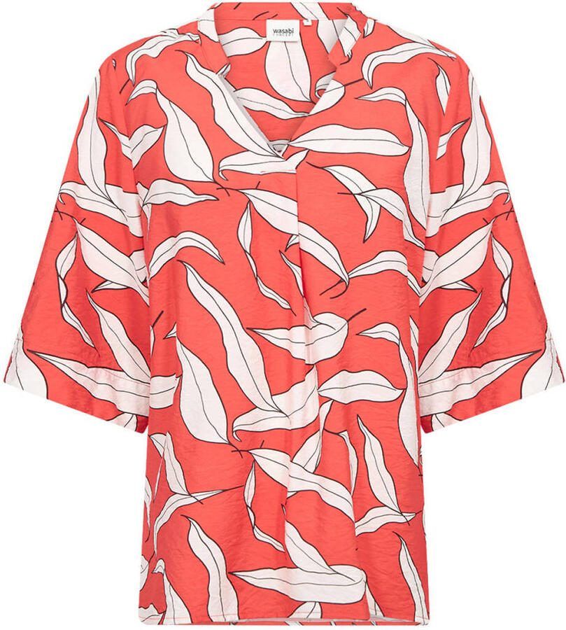 Wasabiconcept blousetop koraalrood