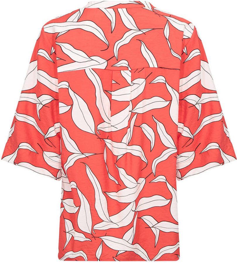 Wasabiconcept blousetop koraalrood - Foto 2