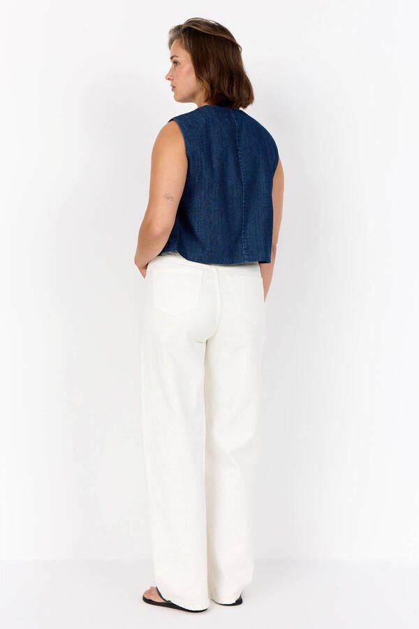 Wasabiconcept gilet dark blue denim - Foto 3