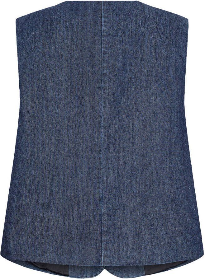 Wasabiconcept gilet dark blue denim - Foto 2