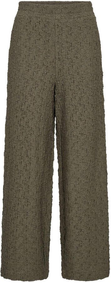 Wasabiconcept straight leg broek Plus Size olijfgroen