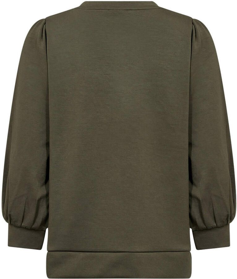 Wasabiconcept top Plus Size donkergroen