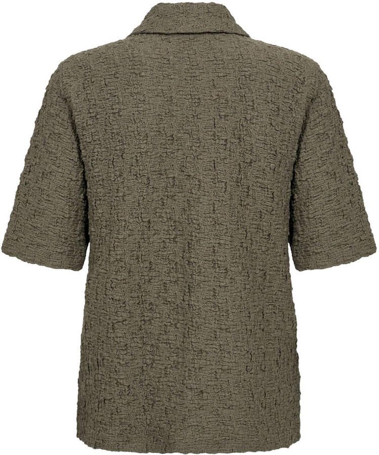 Wasabiconcept top Plus Size olijfgroen