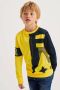 WE Fashion Bad Boys sweater met tekst geel zwart Tekst 122 128 - Thumbnail 1