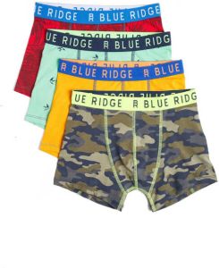 WE Fashion Blue Ridge boxershort set van 4 multi