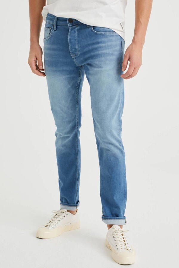 WE Fashion Blue Ridge Blue Ridge slim fit jeans bright blue denim