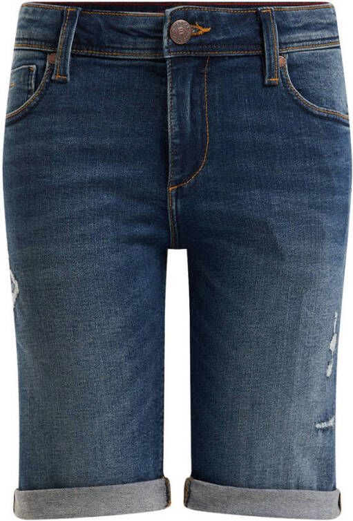 WE Fashion Blue Ridge slim fit jeans bermuda stonewashed