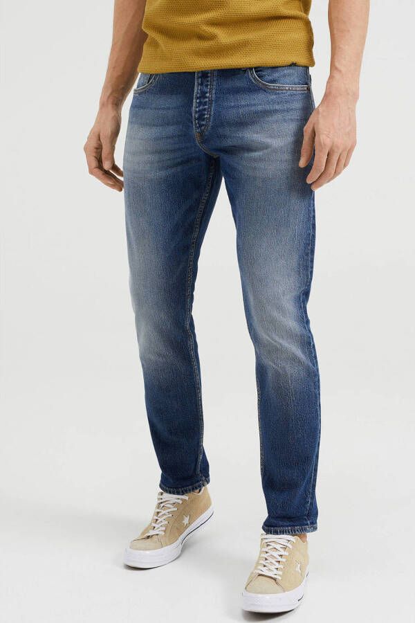 WE Fashion Blue Ridge slim fit jeans mid blue