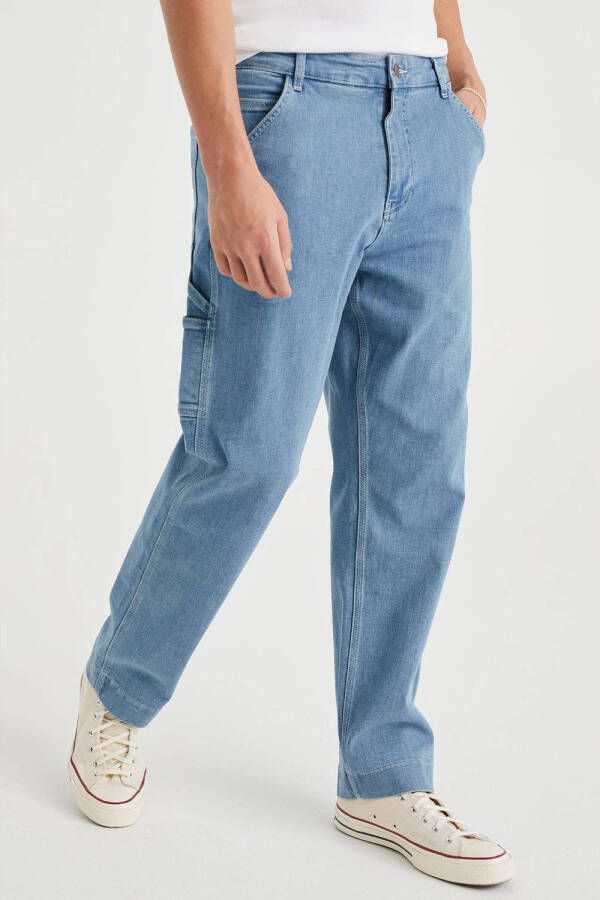 WE Fashion Blue Ridge Blue Ridge straight fit jeans light blue