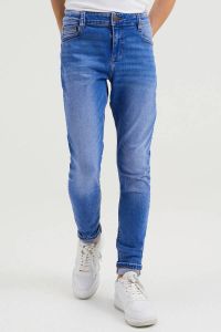 WE Fashion Blue Ridge tapered fit jeans bright blue denim