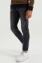 WE Fashion Blue Ridge tapered fit jeans soft grey denim Grijs Jongens Stretchdenim 110 - Thumbnail 1