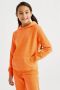 WE Fashion Blue Ridge unisex hoodie oranje Sweater Effen 110 116 - Thumbnail 1