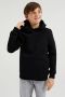 WE Fashion Blue Ridge unisex hoodie zwart Sweater Effen 110 116 - Thumbnail 1