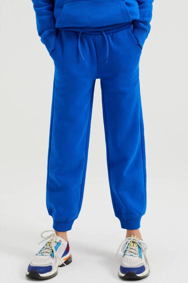 WE Fashion Blue Ridge regular fit joggingbroek kobaltblauw