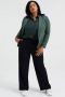 WE Fashion Curve blazer donkergroen - Thumbnail 1