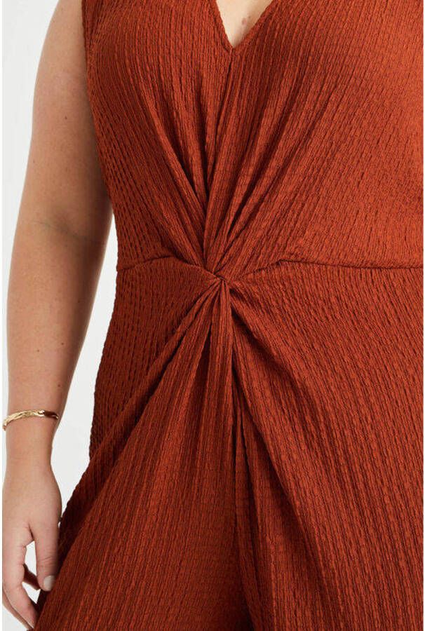 WE Fashion Curve jumpsuit bruin
