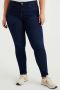 WE Fashion Curve skinny jeans dark blue denim - Thumbnail 1