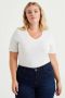 WE Fashion Curve T-shirt wit - Thumbnail 1