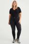 WE Fashion Curve T-shirt zwart - Thumbnail 1