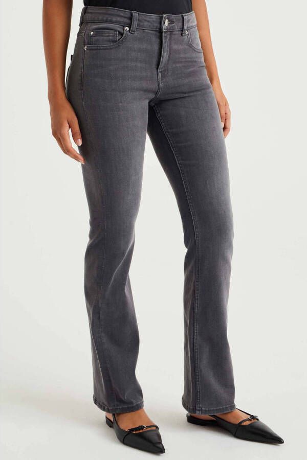 WE Fashion Blue Ridge flared jeans grey denim