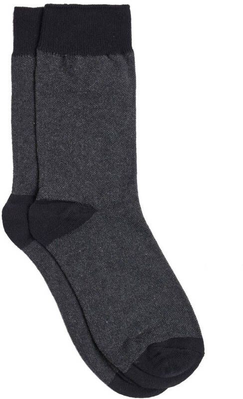 WE Fashion gemeleerde sokken grijs