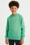 WE Fashion Blue Ridge hoodie middengroen Sweater Effen 146 152 - Thumbnail 1