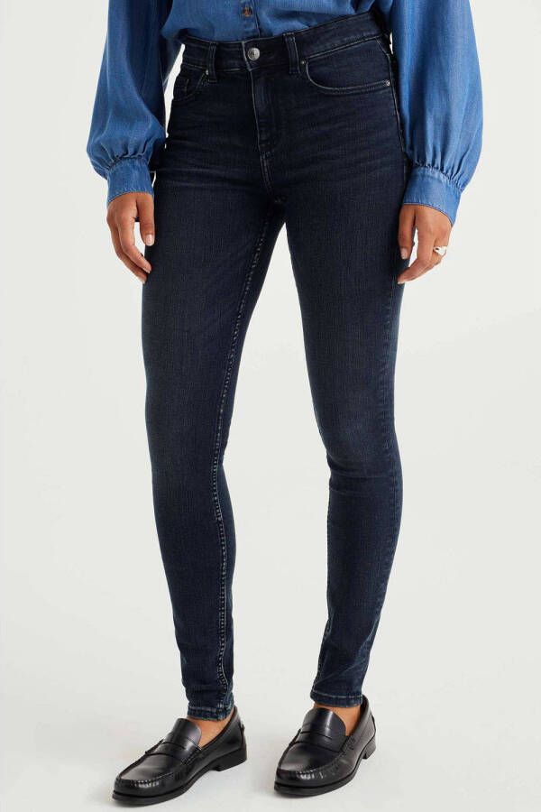WE Fashion Blue Ridge skinny jeans dark blue denim