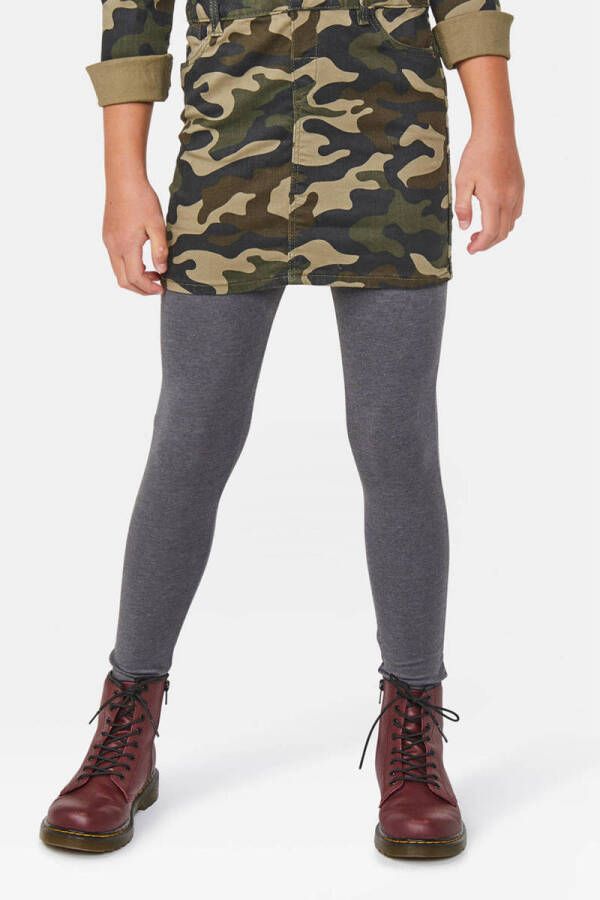 WE Fashion legging grijs Meisjes Katoen 134 140 | Legging van